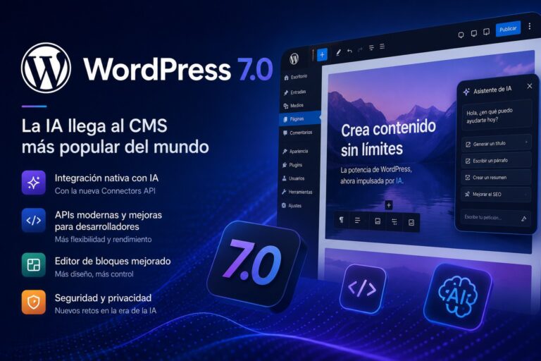 WordPress 7.0: La IA Llega al CMS Más Popular del Mundo